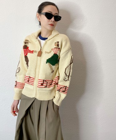 Off White Dancing Embroidered Cardigan  #241218